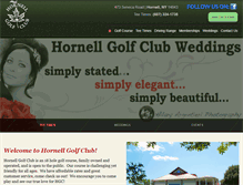 Tablet Screenshot of hornellgolfclub.com